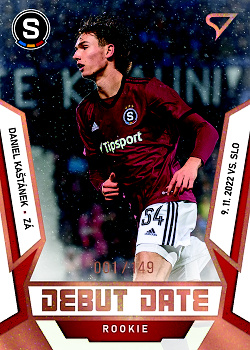 Daniel Kastanek Sparta Praha SportZoo FORTUNA:LIGA 2022/23 2. serie Debut Date Rookie /149 #DR-06